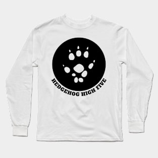 Hedgehog - High Five - neg Long Sleeve T-Shirt